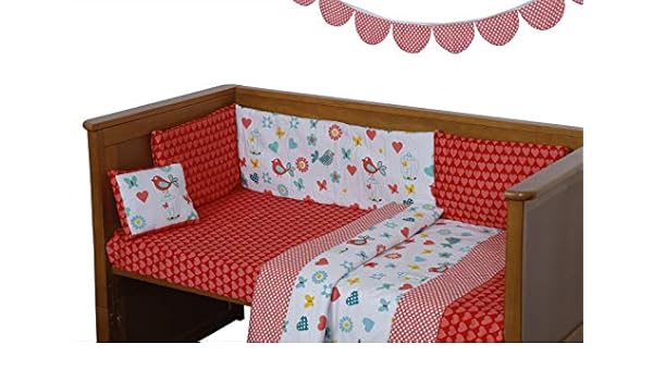 Buy U Grow Soft Cotton Baby Bedding Red 0 To 12 Months Set Of