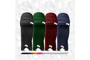 Mars Cricket Pad Covers for Legguards - one size, Adults, Juniors,, Navy, Black, Green, Maroon