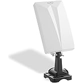 XORO DVB-T2 Antenna HAN 600 with Built-in Amplifier, LTE 4G Filter, Noise Filter, for Indoor and Outdoor Use, 5dBi Gain, 3.5 