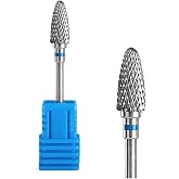 Natury Nails Tungsten Carbide Drill Bit for Nail Lathe, Manicure, Pedicure, Polish, Acrylic Nails and Gel Nails, Corn / Ball