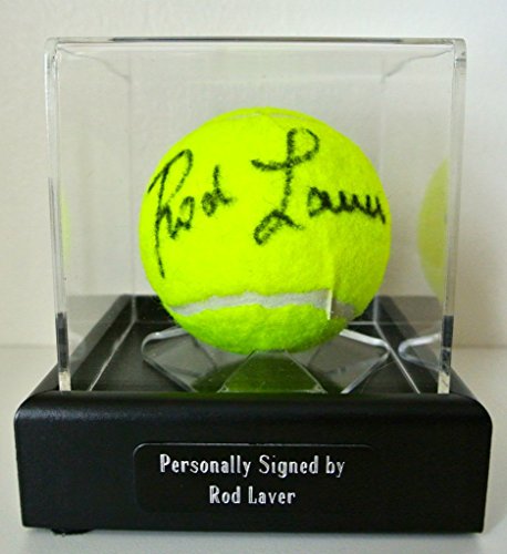 Sportagraphs Rod Laver Signed Autograph Tennis Ball Display Case Memorabilia Sport & COA