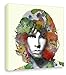 Produktbild Kunstbruder Bild auf Leinwand Banksy Graffit Art Kunstdruck James Paul Jim Morisson (Div. Grössen) 3D 4cm 120x120cm
