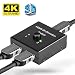 Produktbild HDMI Switch 4K –2 Ports Bi-direction Hdmi Splitter 1 auf 2, Hdmi Verteiler Box Manual Switcher Anschlüsse unterstützt 4K Ultra HD, 1080p, 3D