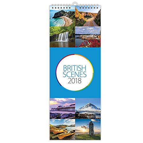 Download 2018 British Scenes Slim Wall Calendar - CL05