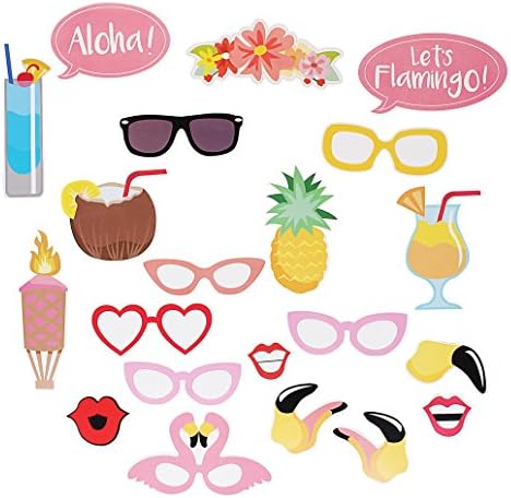 21 Piece Photobooth, borte Full Set Colorful Photo Booth Prop Moustache Party Fun Wedding Favors Christmas Birthday Favors