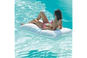 UGEFKMQ Fauteuil Pouf Poire De Piscine, Canapé Flottant, Salon Géant, Blanc (Pas De Remplissage) 140Cm X 180Cm