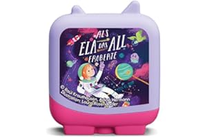 tonies Hörfigur für Toniebox, Clever, Ela das All eroberte - Als Ela das All eroberte, Hörspiel für Kinder ab 8 Jahren, Spielzeit ca. 97 Minuten