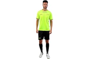 KITRY Kit Flag Arbitro Givova Sport Calcio Calcetto Allenamento Fitness Palestra Football Relax Tracksuit Training Completino Maglia Pantaloncino Partita