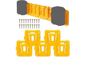 HEIBTENY Support mural pour batterie 20 V 60 V Dewalt ; pour outils de la série DCB200