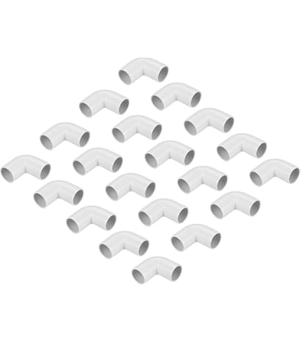 TOP-VIGOR Lot De 20 Colliers De Serrage En PVC De 40 Mm Pour