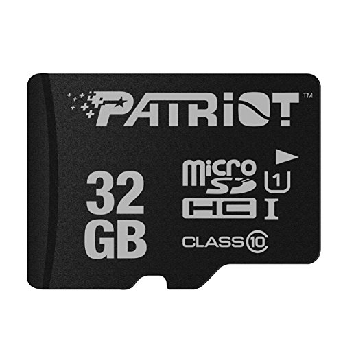 Patriot LX Series microSDHC 32GB Speicherkarte bis zu 48MB/Sek UHS-I Class 10 + SD-Adapter
