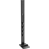 Meliconi Cleaning Tower, Staffa Supporto Organizer per Aspirapolvere, Compatibile con Dyson V6, V7, V8, V10, V11, V15, V12 Sl