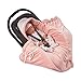 Produktbild MOMIKA Einschlagdecke, Universal für Babyschale, Autositz, für Kinderwagen, Buggy oder Babybett,stylischer Silberfaden (Pink)