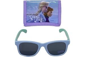 CARTOON Lunettes de soleil Disney, Marvel Minnie Moouse, Mickey Mouse, Frozen II, Spiderman, avec portefeuille rectangulaire, multicolore