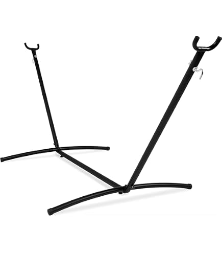 Outsunny Soporte Metálico Para Hamaca Extralarga De 3,6 M, Acero Con Protecciones, Ideal Para Jardín, Camping Y Patio (Solo Soporte)