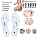 Produktbild JIAJIA YL Unisex Magnettherapie Einlagen zu Stimuliert Druckpunkte Akupressur und Reflexzonenmassage Blutzirkulation transparent Silikon Einlegesohlen Anti-Müdigkeit