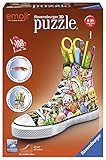 Puzzle magnifico Ravensburger- Zapatilla Portalápices, Girly Girl Edition, Emoji (11218)