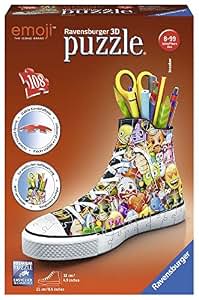 Puzzle 3D Ravensburger Sneaker Naruto - Pot à Crayons Fun à Assembler, 108 Pièces Sans Colle, Dès 8 Ans - 11543