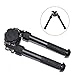 Price comparison product image Cyberdax V8 Rifle Bipod, outdoor CNC QD, tactical picatinny rail, super heavy duty folding stand, 6.5 inch - 9.6 inch (16.5 cm - 24.4 cm), adjustable feet, Black