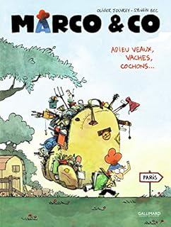jaquette livre Marco & Co (Tome 1-Adieu veaux, vaches, cochons...)