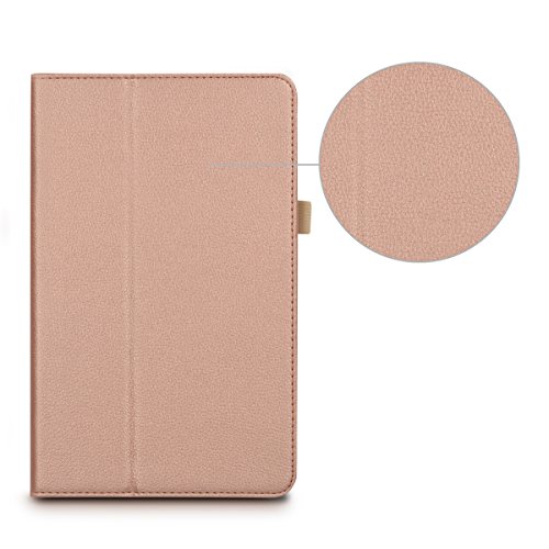 kwmobile Hülle für Huawei MediaPad T1 10 – Tabletcover Slim Case Tablet Schutzhülle – Smart Cover Tabletcase Rosegold - 8