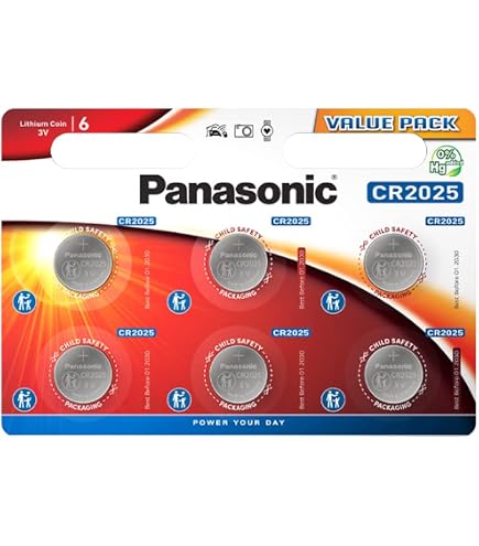 CR-2032/F2N | Batteria a bottone Panasonic, Lio diossido di manganese, 20 mm, 3 V, 225 mAh | RS CR-2032/F2N | Batteria a bottone Panasonic, Lio diossido di manganese, 20 mm, 3 V, 225 mAh | RS