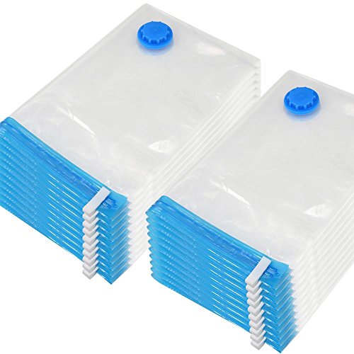 Yahee Bolsas de vacío yahee 20 bolsas de bolsas de almacenamiento al vacío, 3 tamaños diferentes