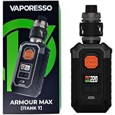 Vaporesso ARMOUR MAX Kit[ iTank T Edition ] 220W Armour Max Mod with 5ml Top Tilling itank T Atomizer, Support GTI Coil (0.2&Omega;