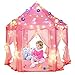 Price comparison product image Play Tent, Indoor and Outdoor Playhouse Hexagon Fairy Princess Castle Play Tent for Boys and Girls With 50 Small Star Lights, Pink