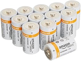 AmazonBasics Batterien Alkali, Typ D, 12&nbsp;St&uuml;ck