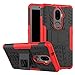 Produktbild TAITOU Lenovo Phab 2Plus Shell, Awesome Armor Foldable Movie Stand Slim Cover, New Ultra Hybrid 2 In 1 Thin Anti Scratch Drop Outdoor Sport Protect Phone Case For Lenovo Phab2 Plus Red