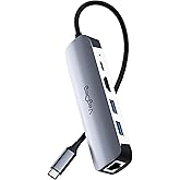 VegGieg Type-C PD100W 5 Portlu 4K 30Hz HDMI 100Mbps Ethernet USB 2.0 + USB 3.0 &Ccedil;oklayıcı Hub