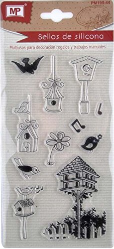 MP PM195-44 - Sellos transparentes scrapbooking