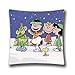 Produktbild Weihnachten Cool Snoopy Weihnachten Baumwolle Leinen Kissenbezug Weihnachten Thema 45,7 x 45,7 cm