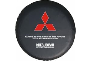 GTFRFD Ersatzradabdeckungen, für Mitsubishi Pajero pinin 1998-2004 2005 2006 Waterproof Reserveradabdeckung staubdicht Radreifenabdeckung,B 15in