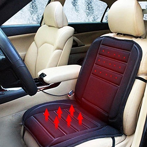 Lemonbest C-0206-a1 Comfortable 12V Auto Car Heated Seat Cushion Hot Cover Warmer Pad in Winter Black