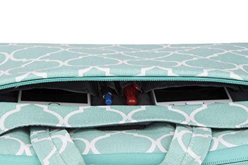 MOSISO Notebooktasche nur f  r Macbook 12 Zoll mit Retina Display 2017 2016 2015 Freisetzung Quatrefoil Stil Laptop Schultertasche Sleeve H  lle Umh  