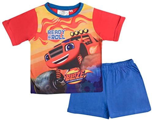 Blaze and the Monster Machines Boys Short Pyjamas Pjs Blaze 2-3