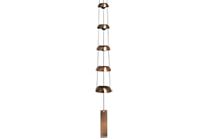 WOODSTOCK CHIMES Woodstock Tempelglocken Quintett Kupfer Windspiel [Gartenartikel]