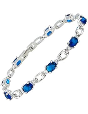 Riva Neu Luxus 18K Weissgold Vergoldet Oval Elegante Geschenk Armband