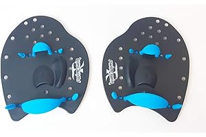 SWIMXWIN PALETTE PALMARI POWER nuoto professionale forma ergonomica allenamento piscina corredate da elastico
