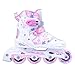Produktbild Kinder Inlineskates Worker Diane mit LED-Leuchtrolle - Gr. 27-30 verstellbar
