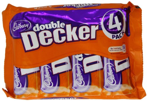 Preisvergleich Produktbild Cadbury Double Decker (Packung mit 4 x 8 Stück, Gesamtmenge 32 Riegel)