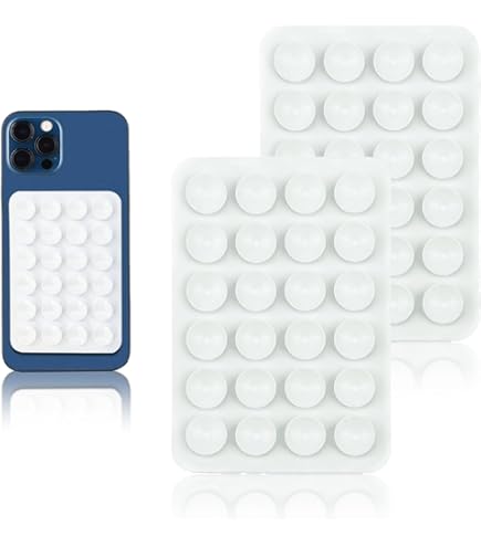 Octobuddy telefoonhouder met zuignap (5 stuks) – multifunctionele houder voor handsfree, spiegel, selfies, video's, powerbank, compatibel met alle apparaten, accessoires (5 kleuren