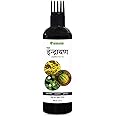 Maha Indrayan Ayurvedic Hair Oil 100 ml || Hair Fall Control and Hair Growth with Bringharaj & Coconut Oil - Comb Applicator Bottle for Men & Women