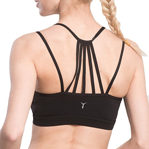 Damen Sport-BHs Kreuz Rücken Yoga BH Starker Halt Fitness - 3