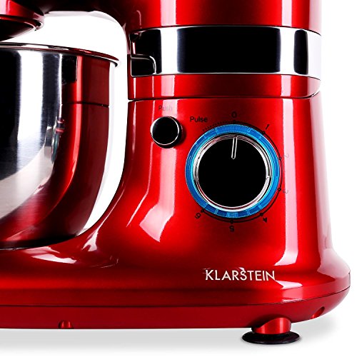 Klarstein TK18-Serena Rossa Küchenmaschine 600 W, rot - 5