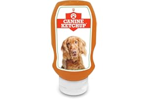 Canine Ketchup Dog Food Toppers | 1 x 425g | Healthy, Natural & Nutritious | Dog Food Toppers for Dry Food & Fussy Eaters | Appetite Stimulant for Dogs | Original Flavour