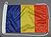 Produktbild Bootsflagge Rumänien 20 x 30 cm in Profiqualität Flagge Motorradflagge