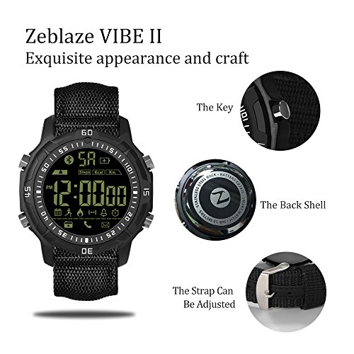 Smart-WatchZeblaze-VIBE-2-Smart-BraceletOutdoor-5ATM-Waterproof-SmartwatchMultifunctional-Sport-Fitness-Trackers-with-Steps-CountingDistanceAlarmStopwatch